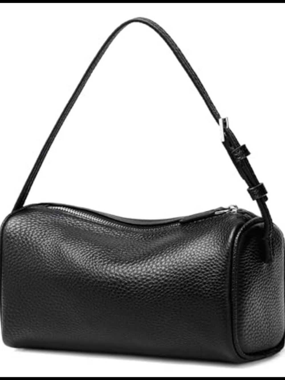 Genuine Leather Crossbody Bag Small Barrel Purse for Women